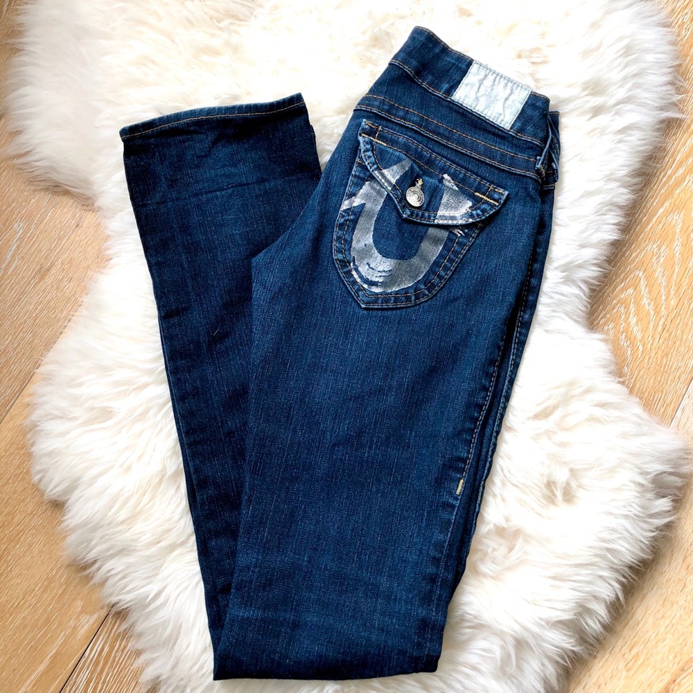 True Religion Straight Leg Jeans